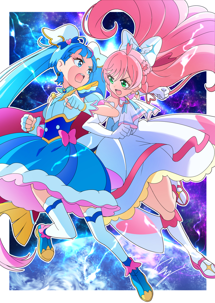 This is a pixiv picture whose title is スカイVSプリズム.
