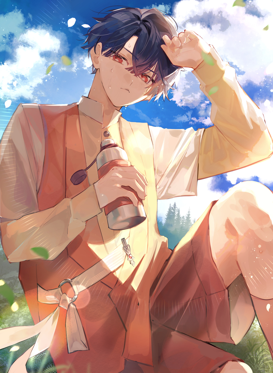 This is a pixiv picture whose title is シノ BD.