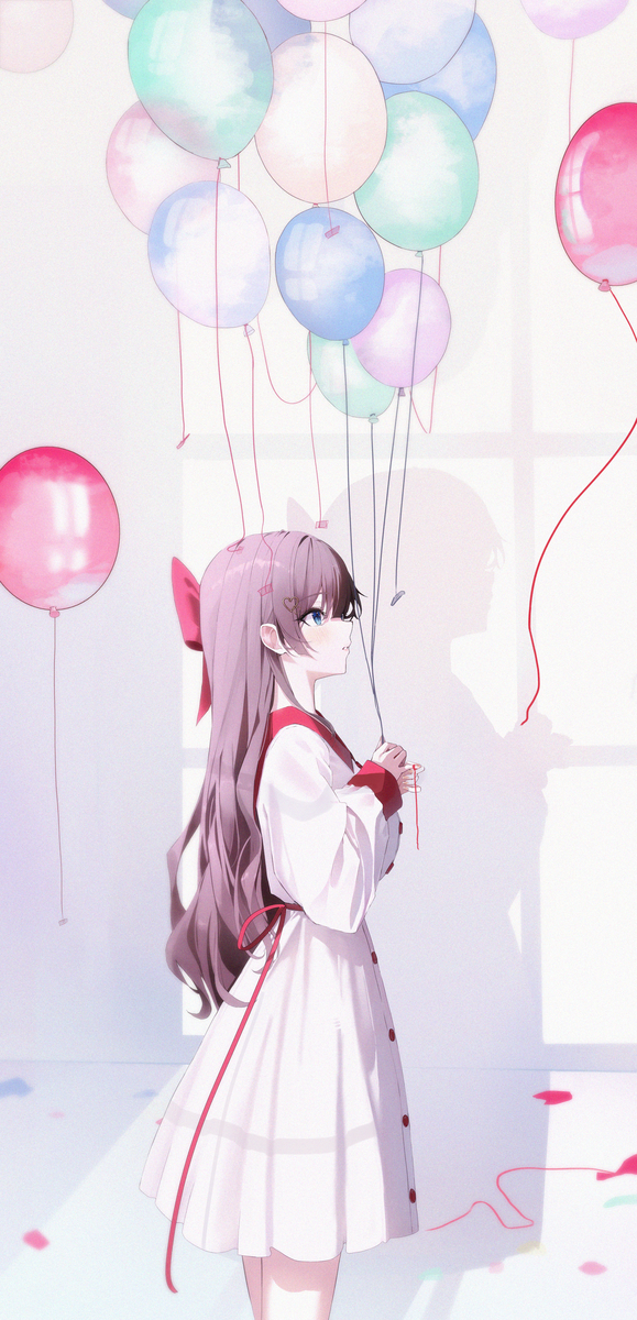 This is a pixiv picture whose title is 🎈.