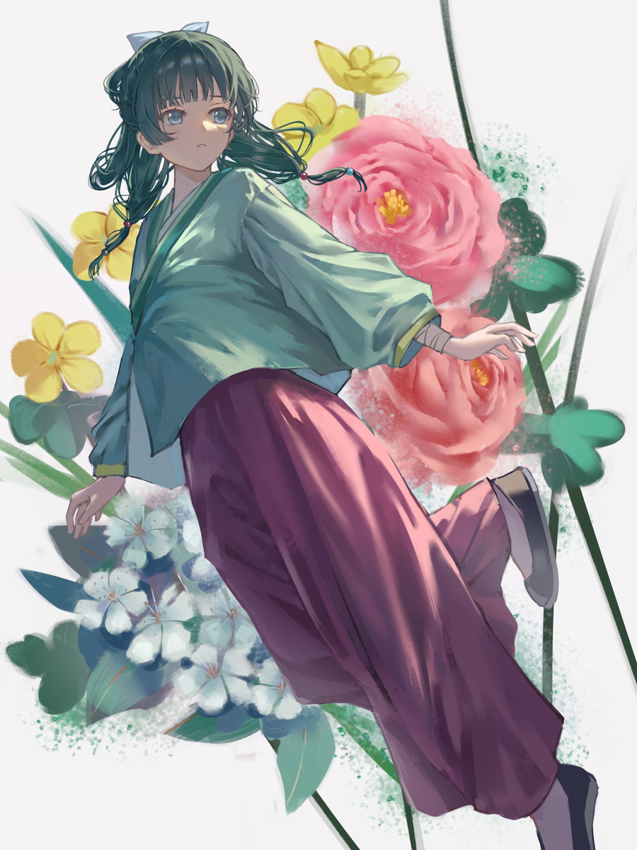 This is a pixiv picture whose title is 花开富贵.