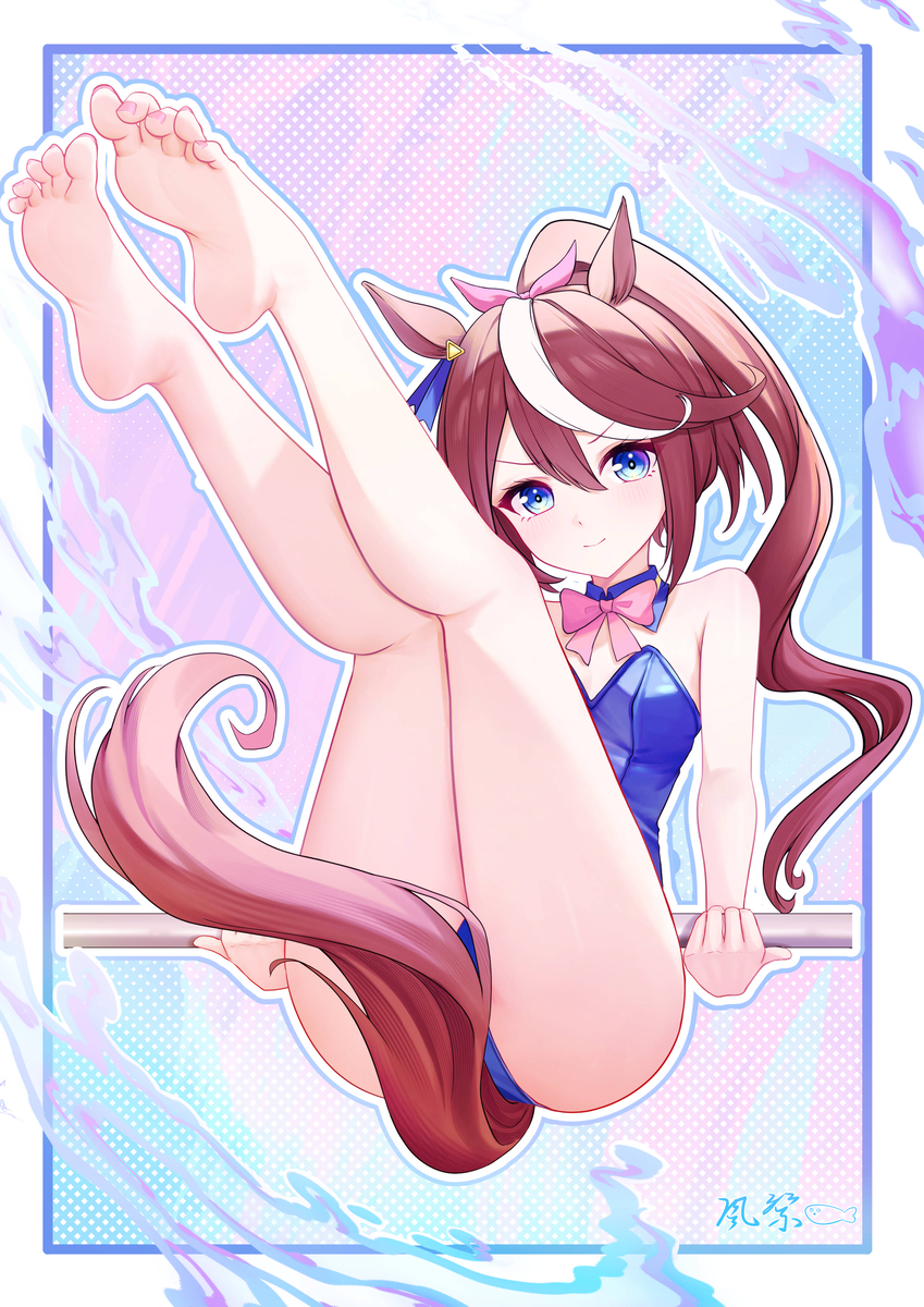 This is a pixiv picture whose title is トウカイテイオー.