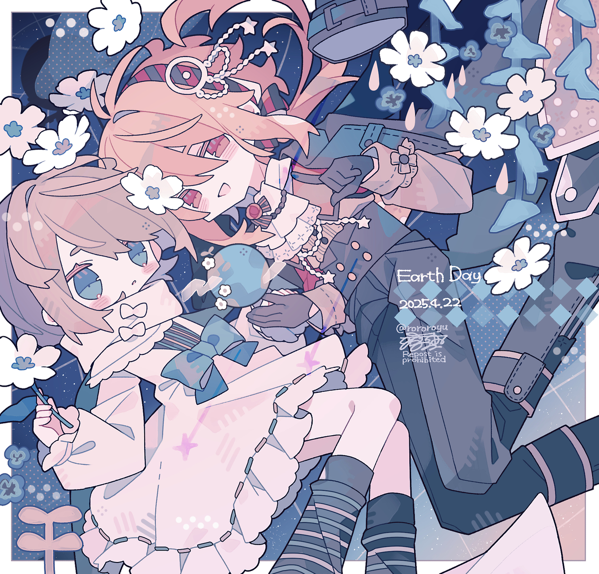 This is a pixiv picture whose title is Earth Day 2025.