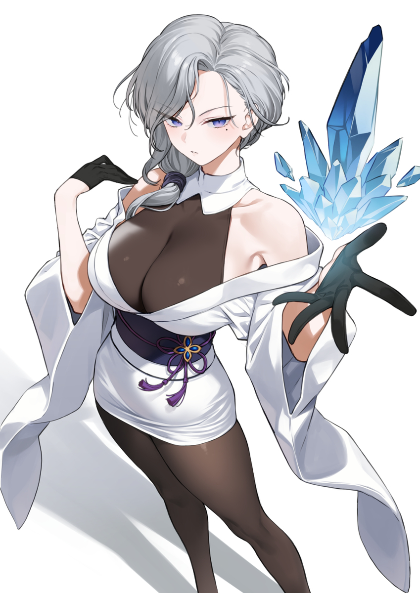 This is a pixiv picture whose title is うちの雪女.