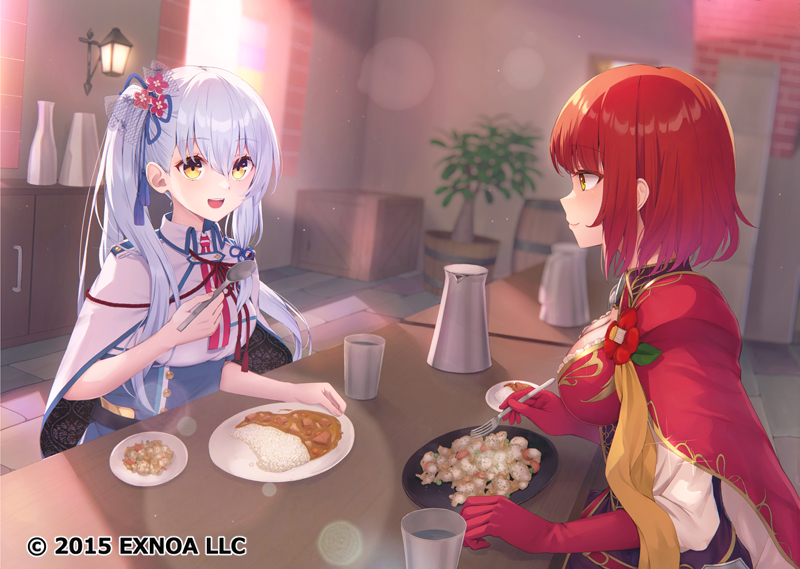 This is a pixiv picture whose title is 【FLOWER KNIGHT GIRL】きらめく乙女たちの小休止.