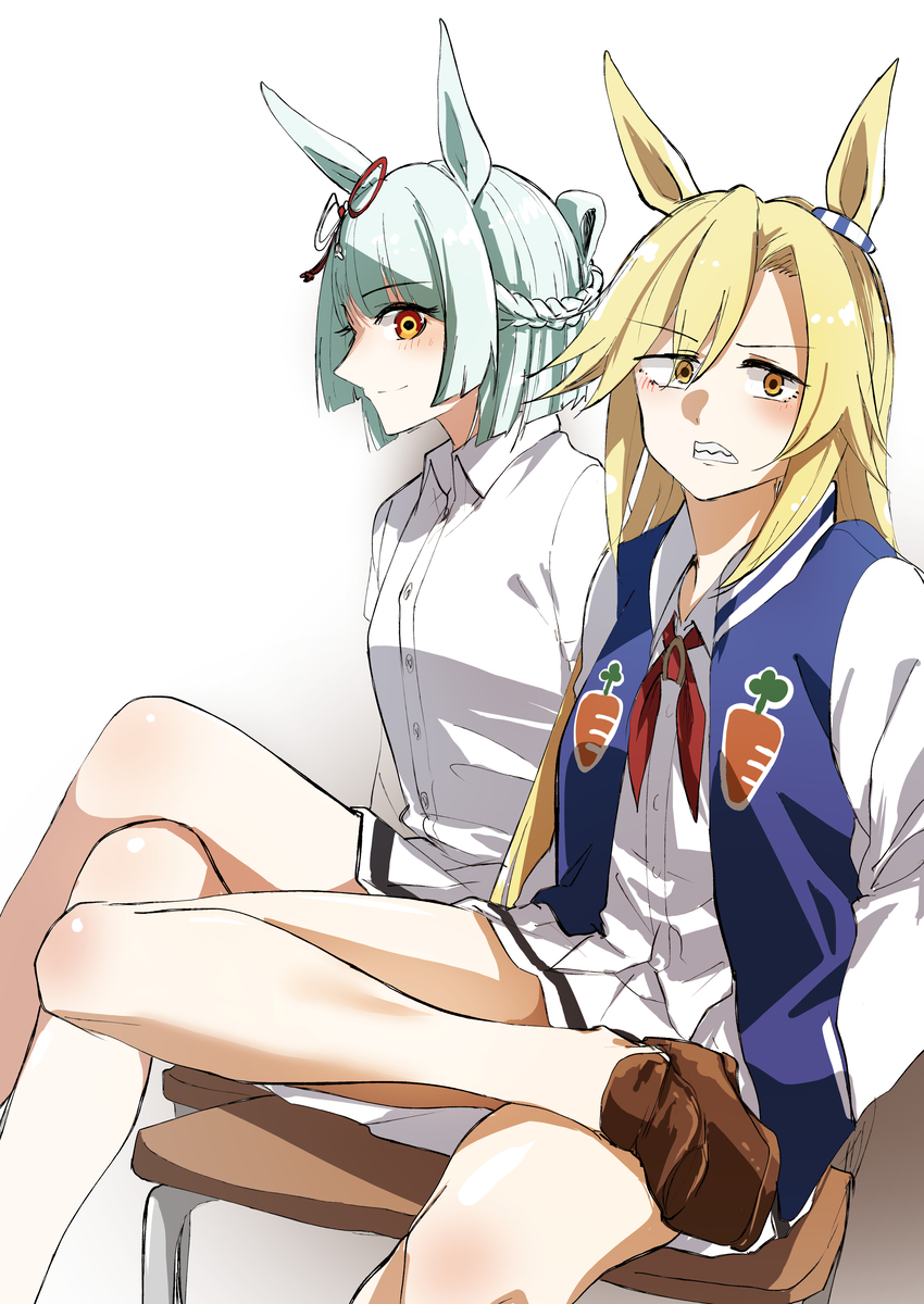 This is a pixiv picture whose title is カサマツ生脚コンビ.