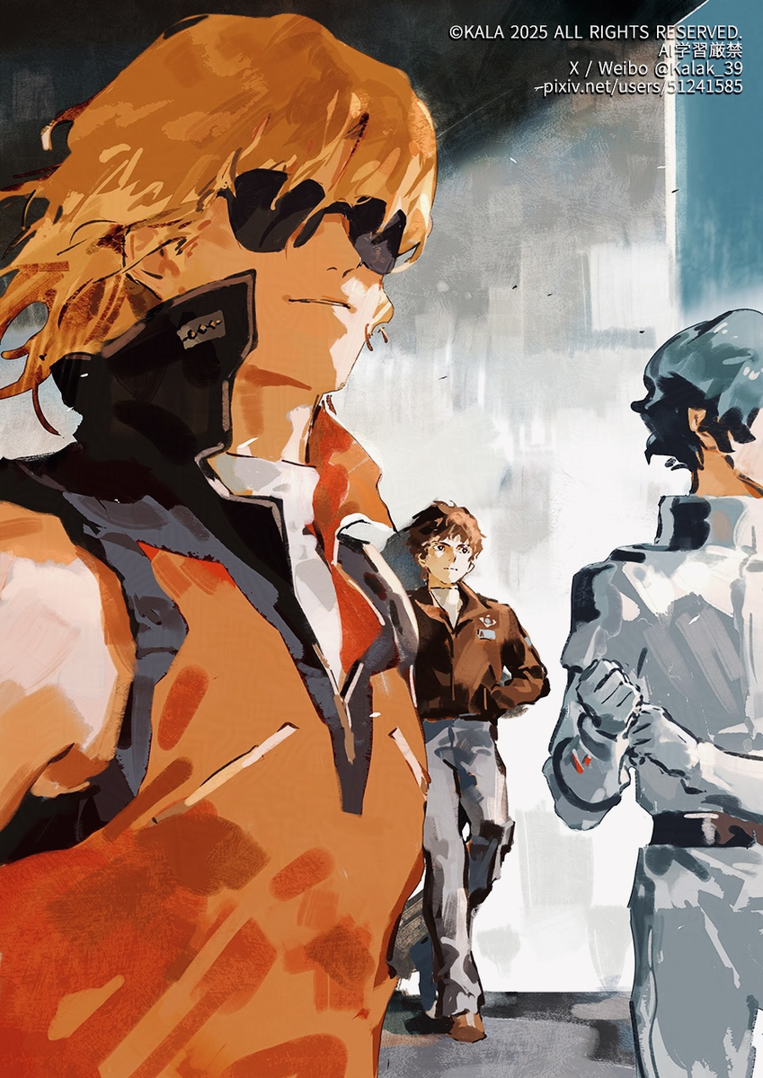 This is a pixiv picture whose title is 🔴⚪️🔵.