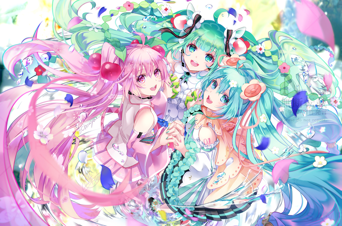This is a pixiv picture whose title is 春が舞う.