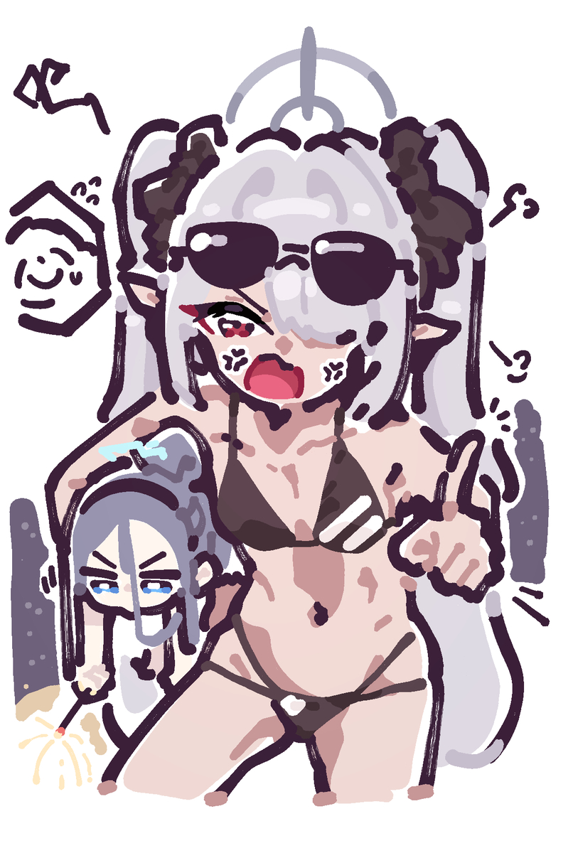 This is a pixiv picture whose title is 88🎇.