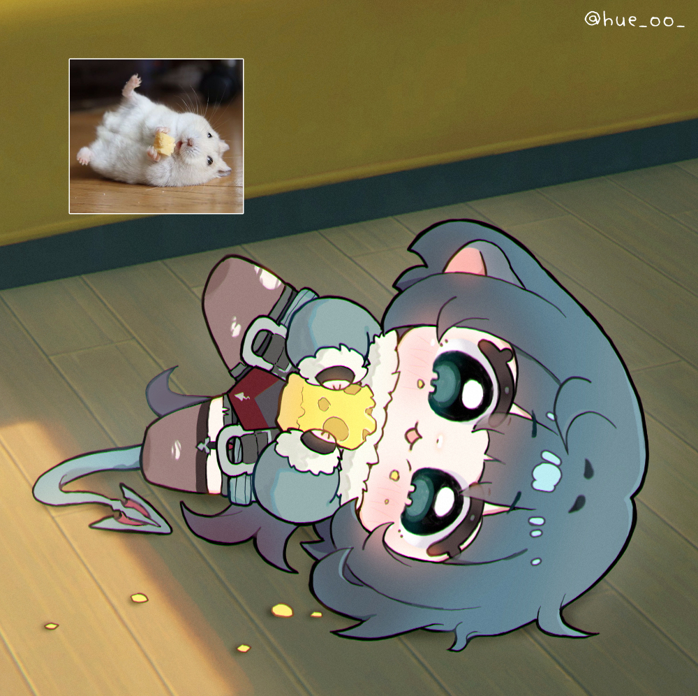 This is a pixiv picture whose title is 🧀.