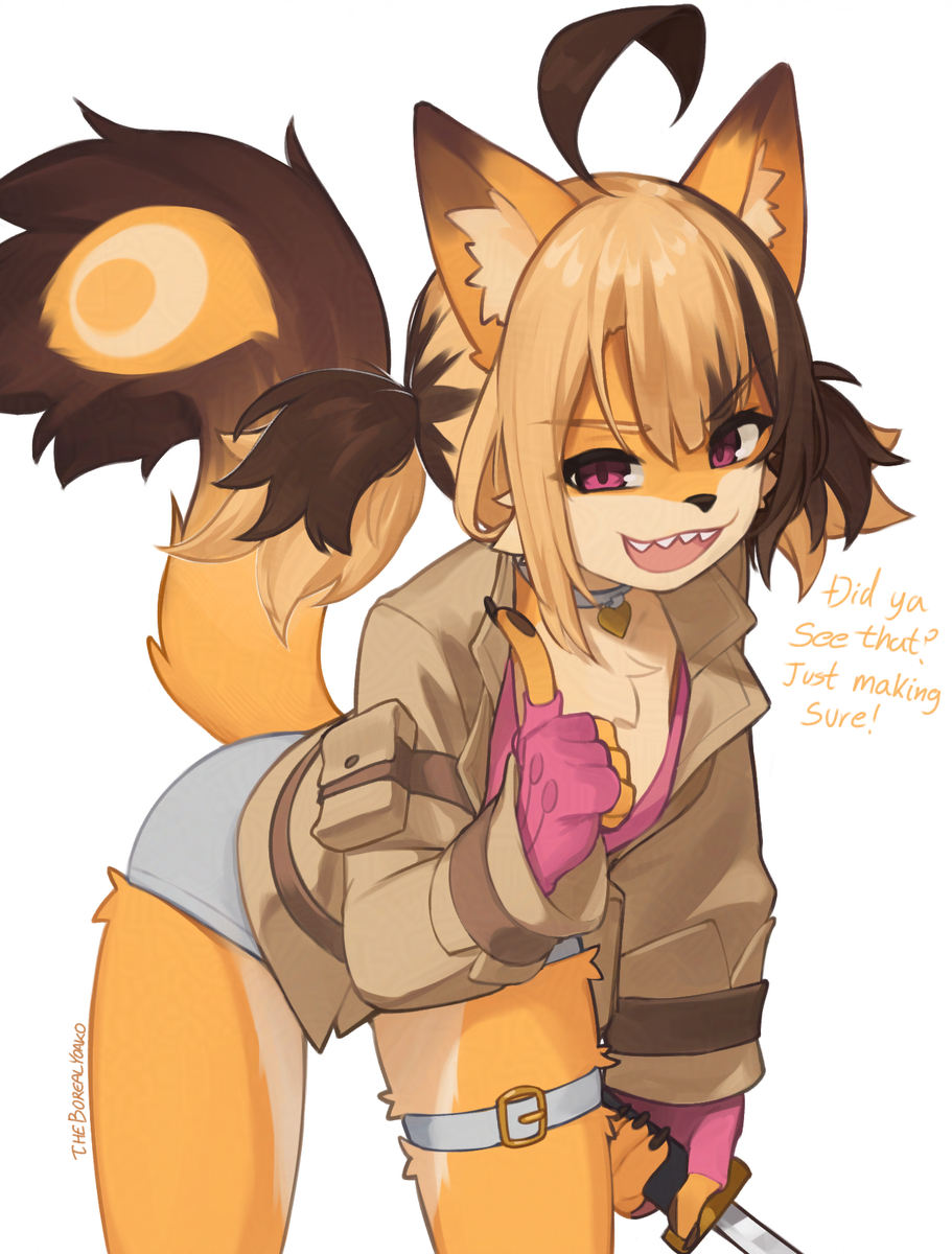 This is a pixiv picture whose title is fox gigi.