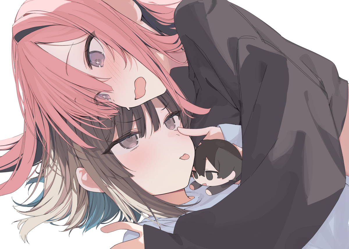 This is a pixiv picture whose title is うまくいかないふたり.