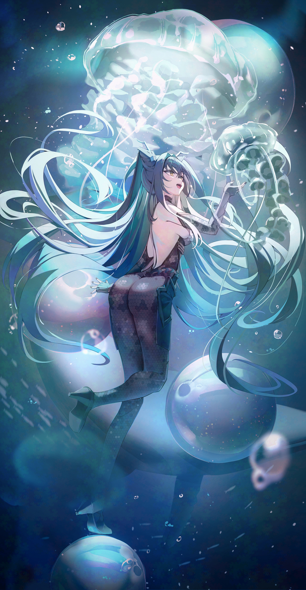 This is a pixiv picture whose title is リトルマーメイド💙.