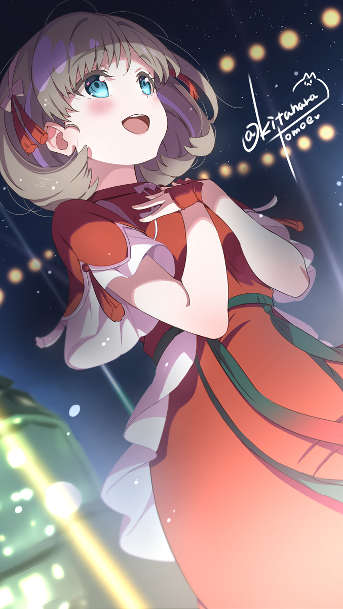 This is a pixiv picture whose title is skeb🐼唐可可 星屑クルージング.