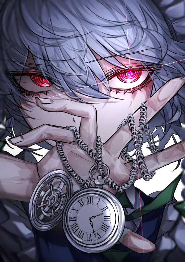 This is a pixiv picture whose title is 十六夜咲夜.