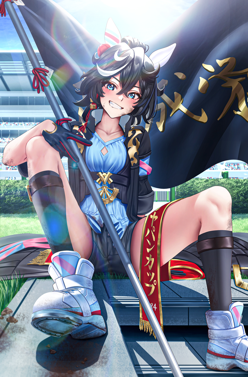 This is a pixiv picture whose title is 🎉.