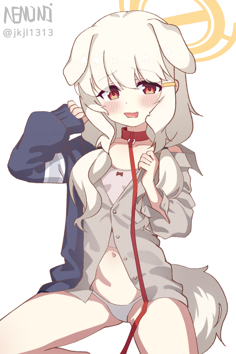 This is a pixiv picture whose title is dog aoba.