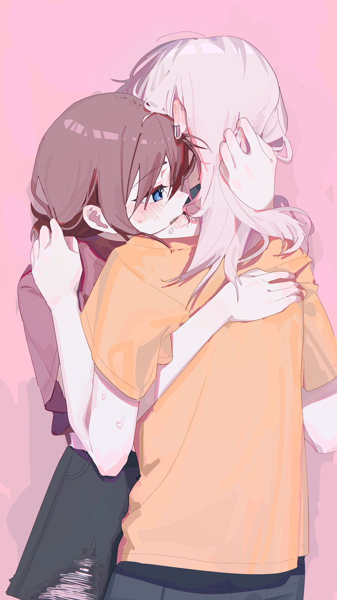 This is a pixiv picture whose title is になもも・ももにな100day（41/100）.