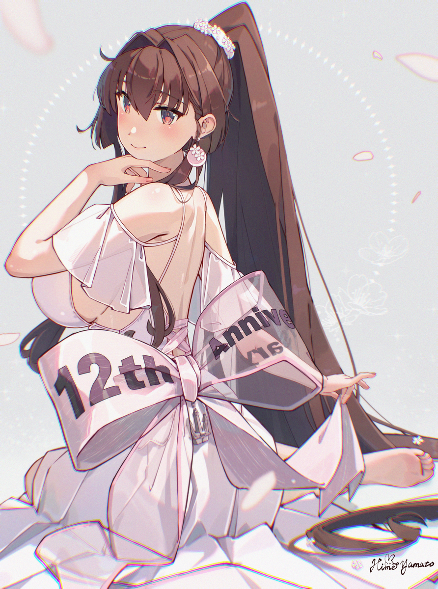 This is a pixiv picture whose title is 提督、艦隊は、12周年を迎えました！ おめでとうございます！🎉.