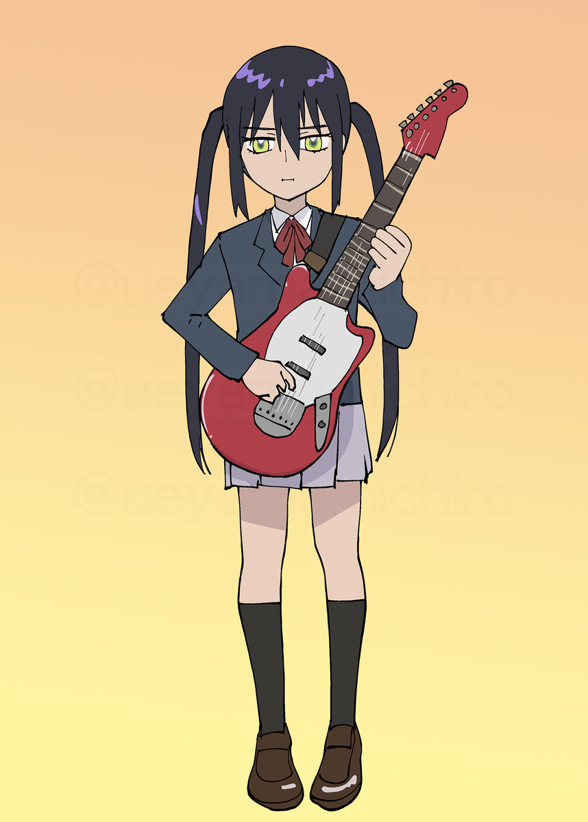 This is a pixiv picture whose title is あずにゃあん.