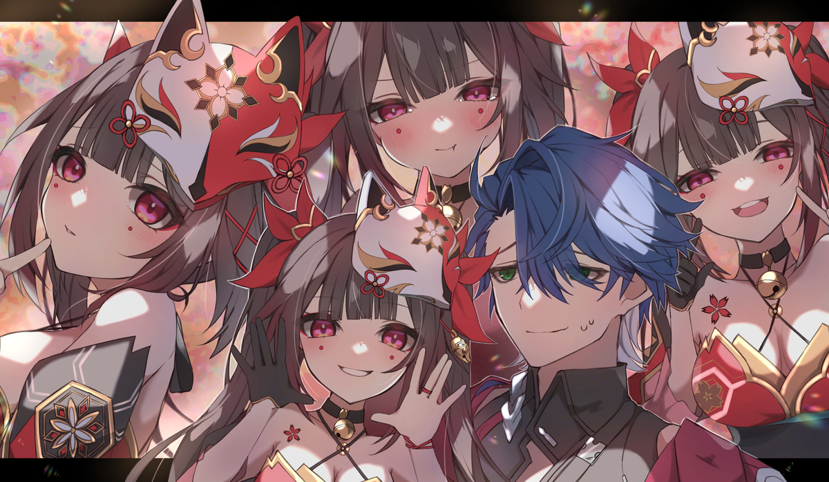 This is a pixiv picture whose title is 無題.