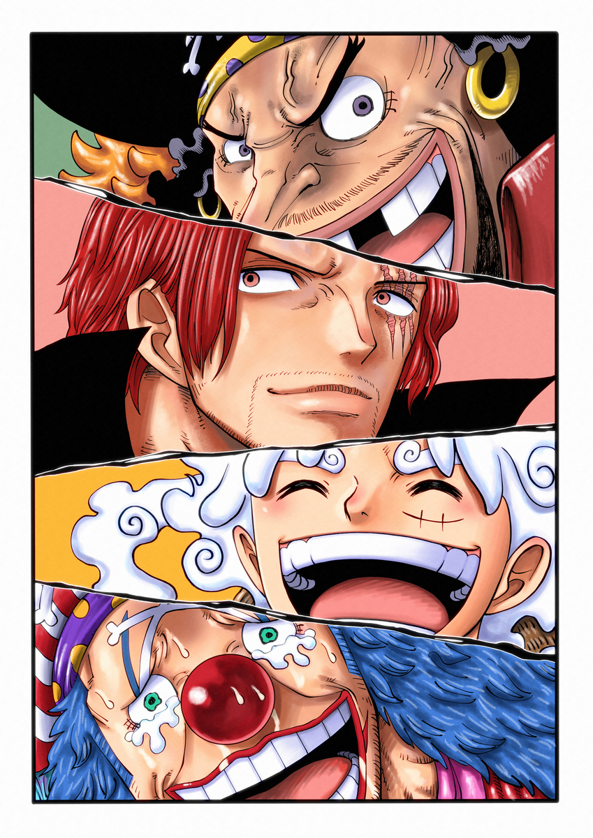 This is a pixiv picture whose title is 四皇.