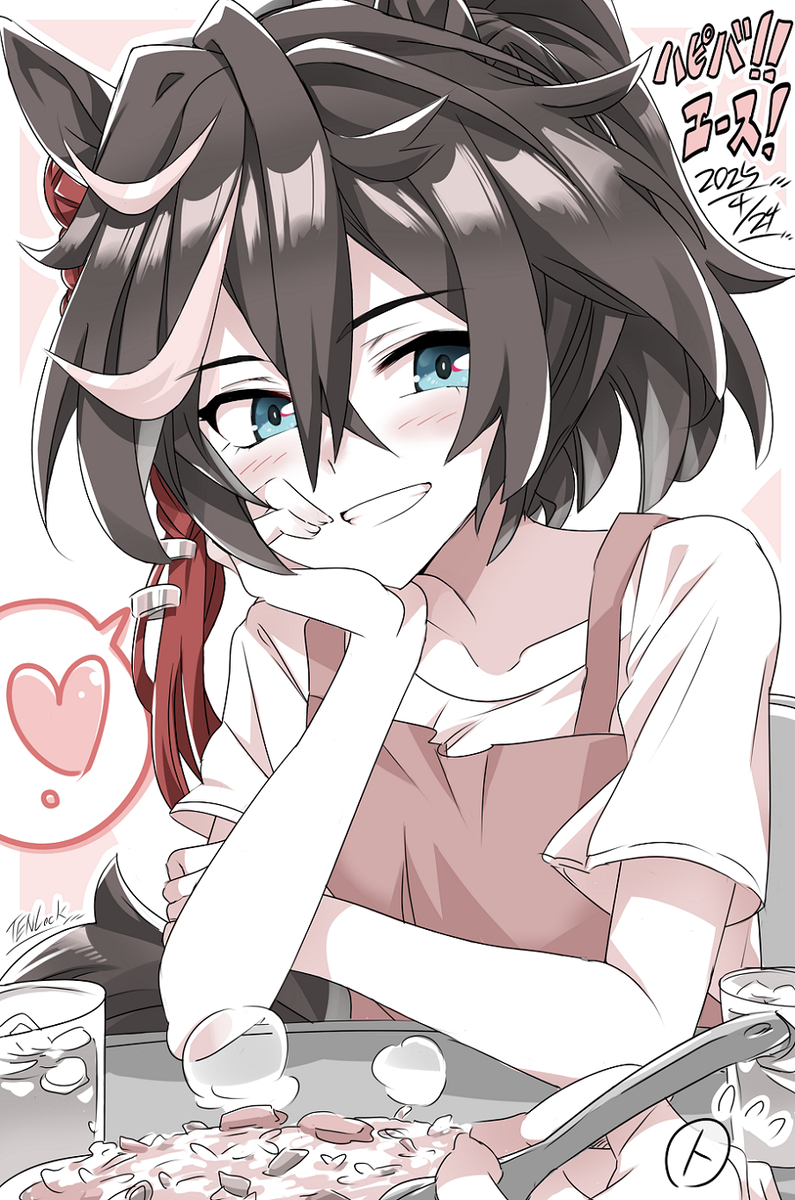 This is a pixiv picture whose title is カツラギエース🅰️のお誕生日。.