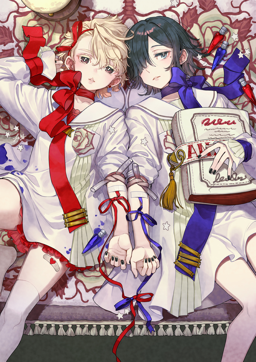 This is a pixiv picture whose title is 動脈と静脈.