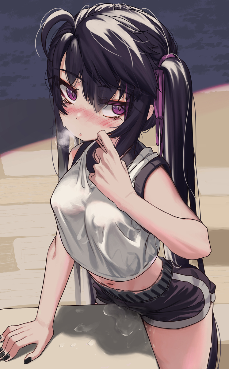 This is a pixiv picture whose title is ばれちゃった···.