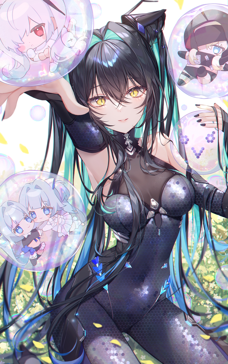 This is a pixiv picture whose title is 🫧.