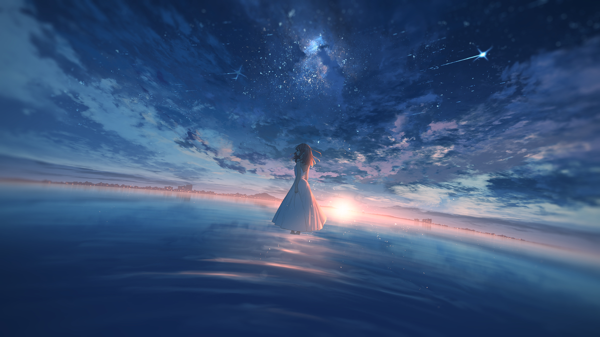 This is a pixiv picture whose title is ささやくように.