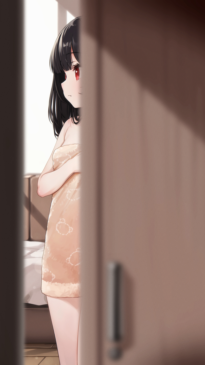 This is a pixiv picture whose title is Lulla after shower.