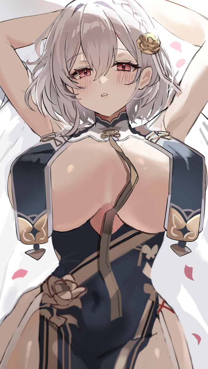 This is a pixiv picture whose title is シリアス.