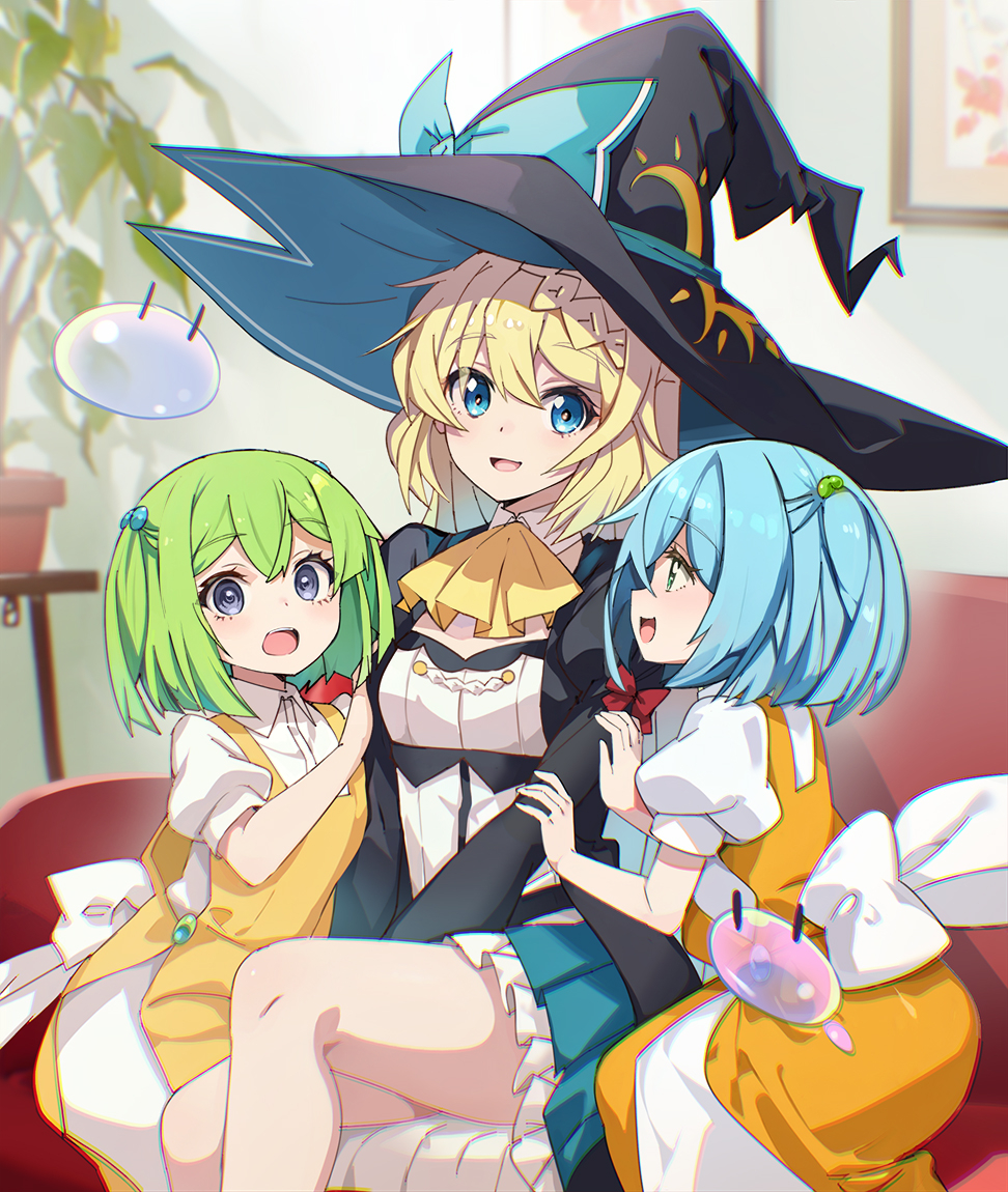 This is a pixiv picture whose title is 高原の魔女.