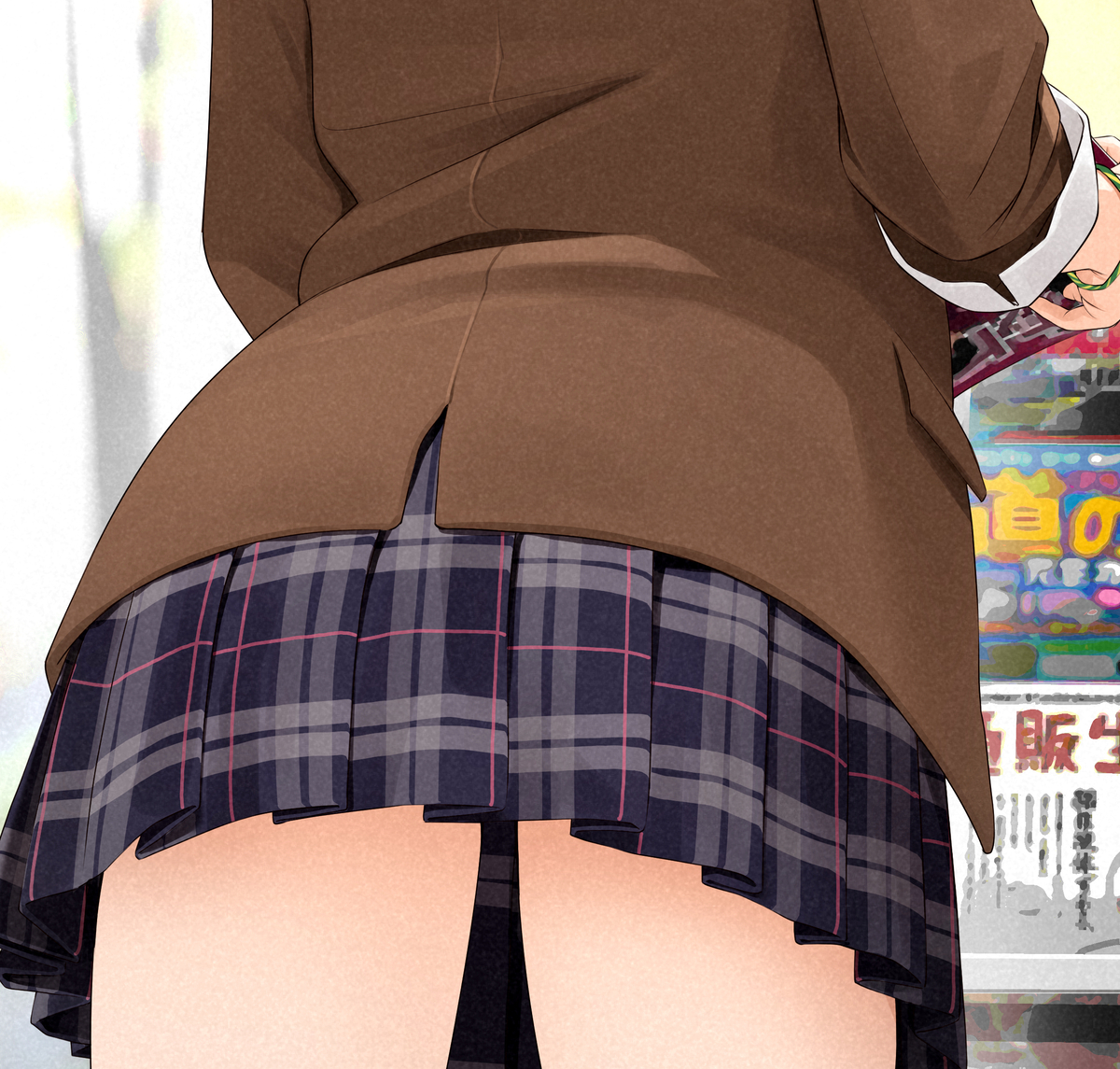 This is a pixiv picture whose title is 樹里ちゃんをこっそり撮影.