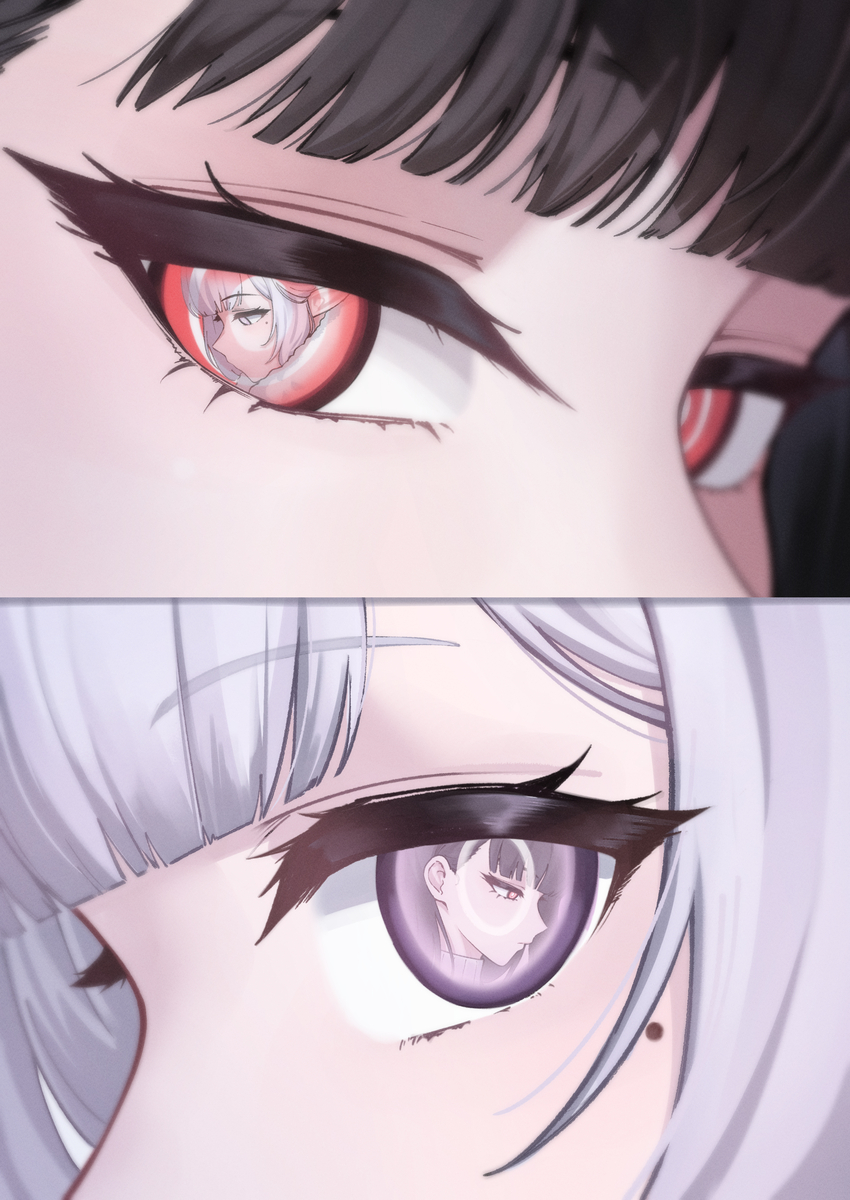This is a pixiv picture whose title is なぜか目で追ってしまう.