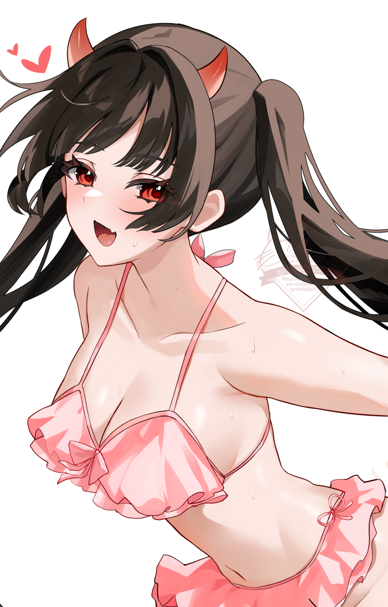 This is a pixiv picture whose title is 酒匂（skeb）.