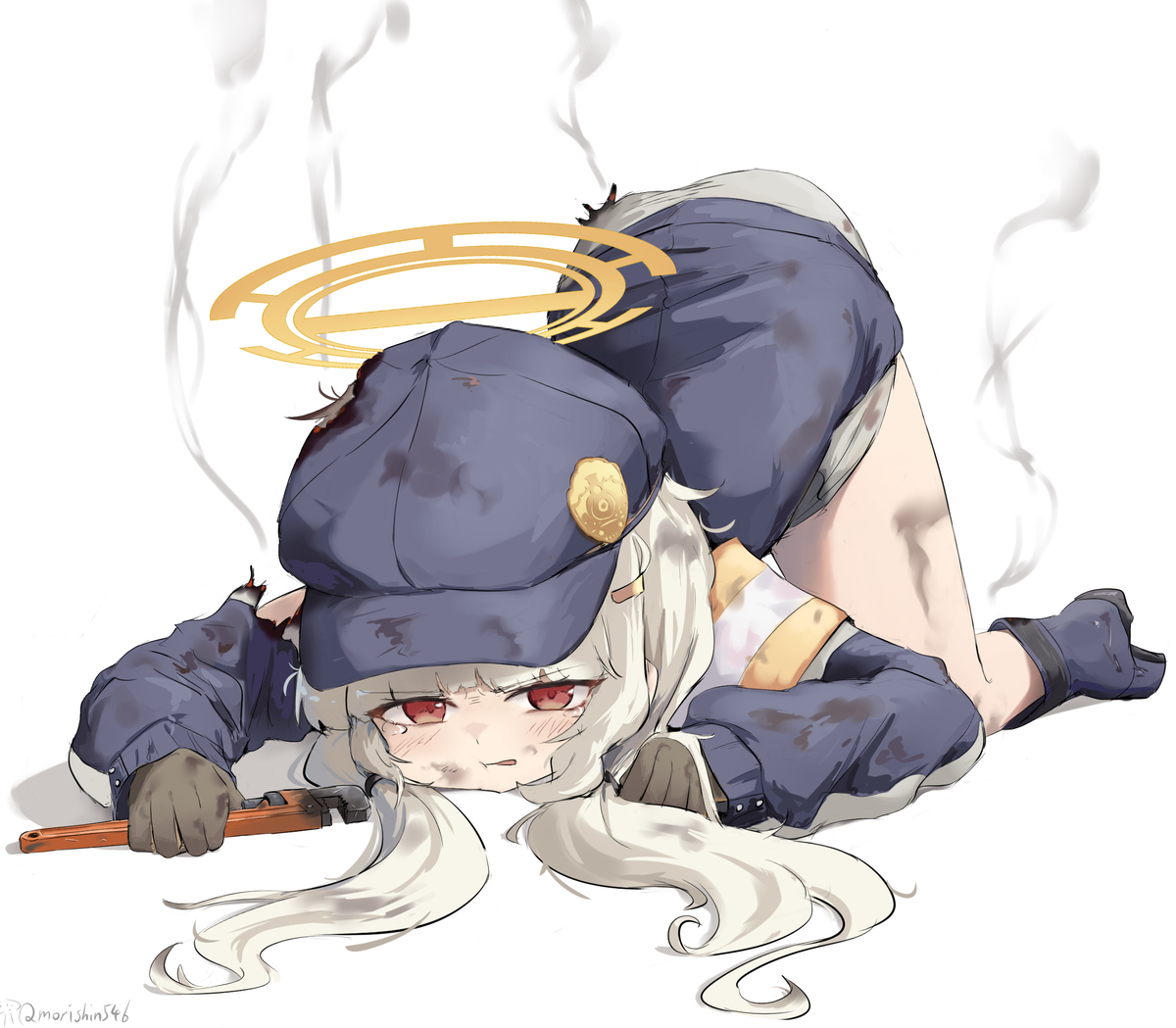 This is a pixiv picture whose title is アオバ.