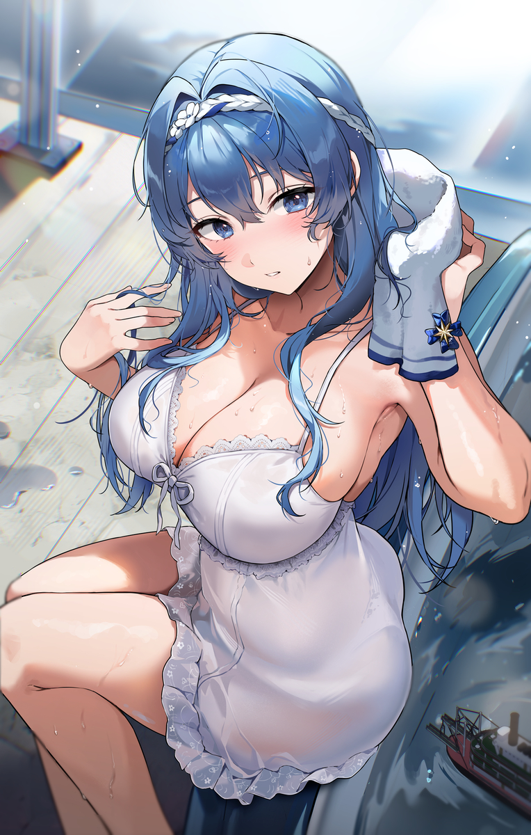 This is a pixiv picture whose title is ヘルム.