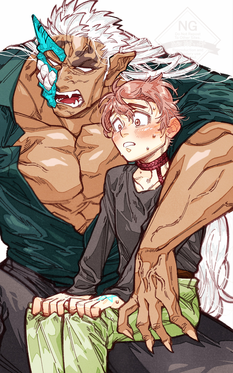 This is a pixiv picture whose title is 伴侶バースト入った独占強強シュテン先輩.
