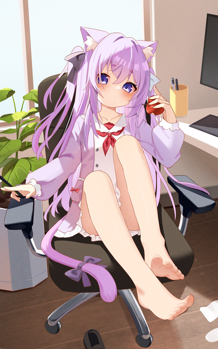 This is a pixiv picture whose title is 【稿件】绫月乃萝.