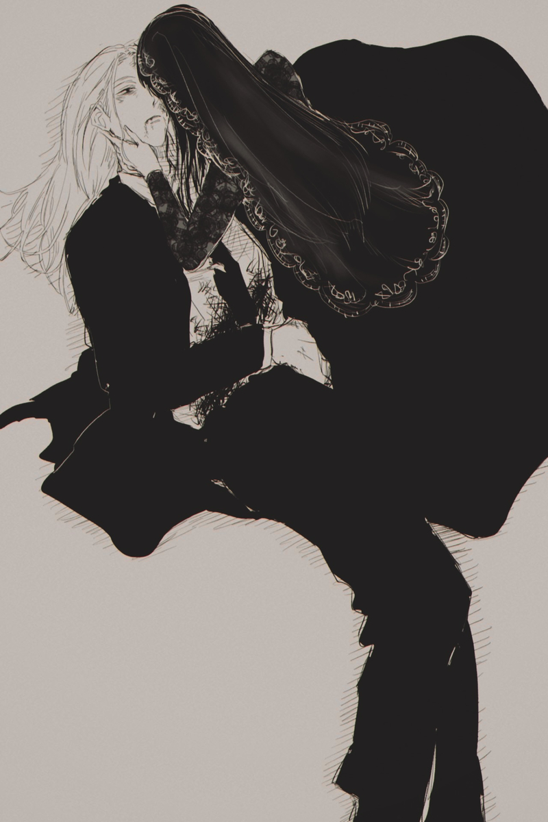 This is a pixiv picture whose title is ししばさんとおさらぎちゃん.
