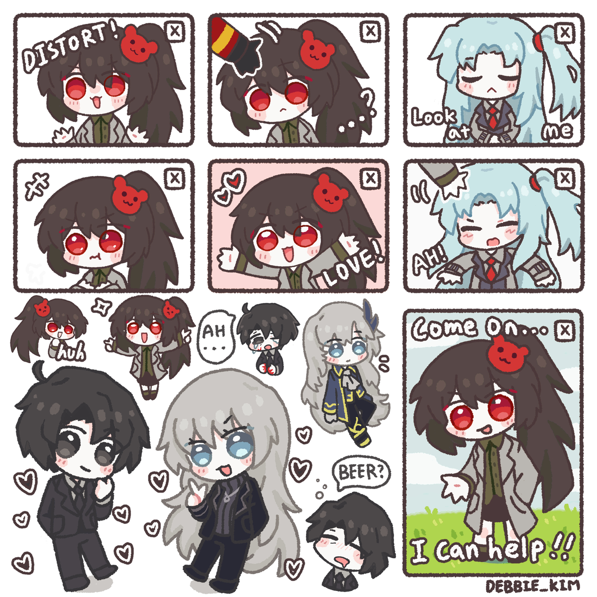 This is a pixiv picture whose title is Headpat....
