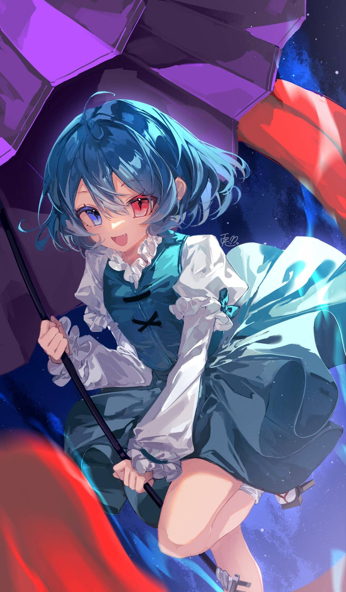 This is a pixiv picture whose title is 多々良小傘.