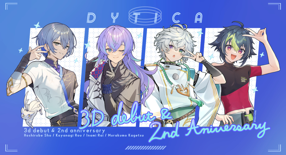 This is a pixiv picture whose title is 西２周年🎊.