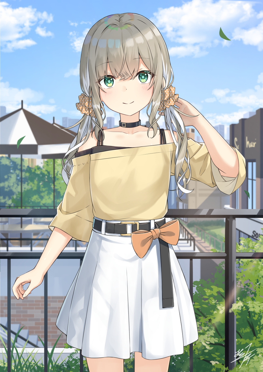 This is a pixiv picture whose title is 🧡.