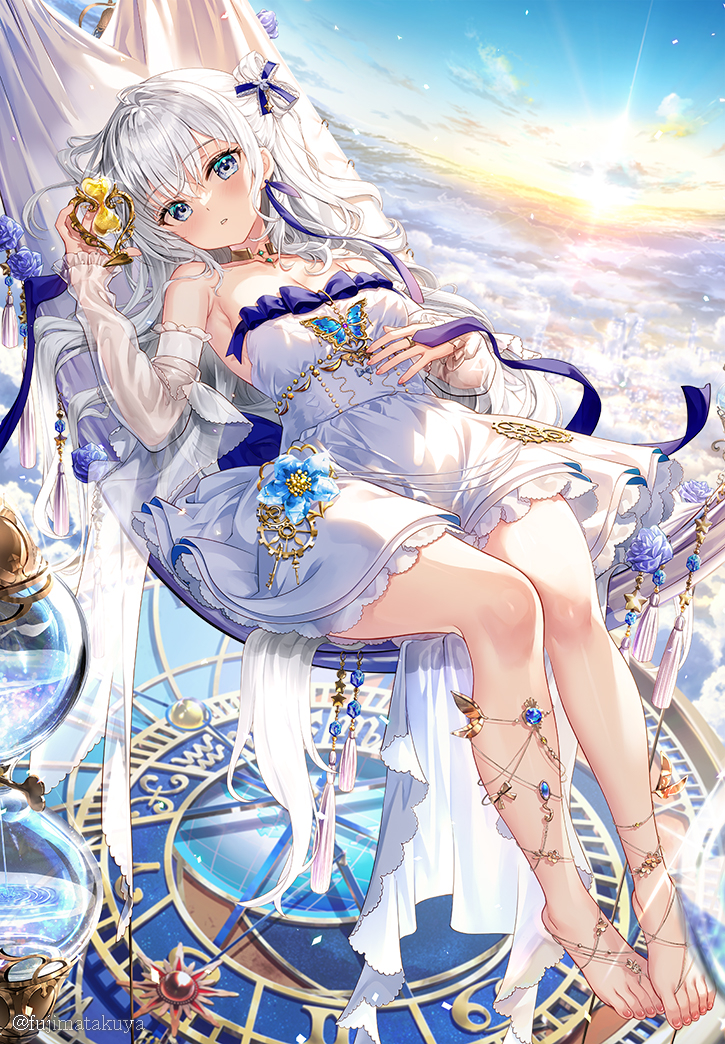 This is a pixiv picture whose title is 晴れゆく世界.