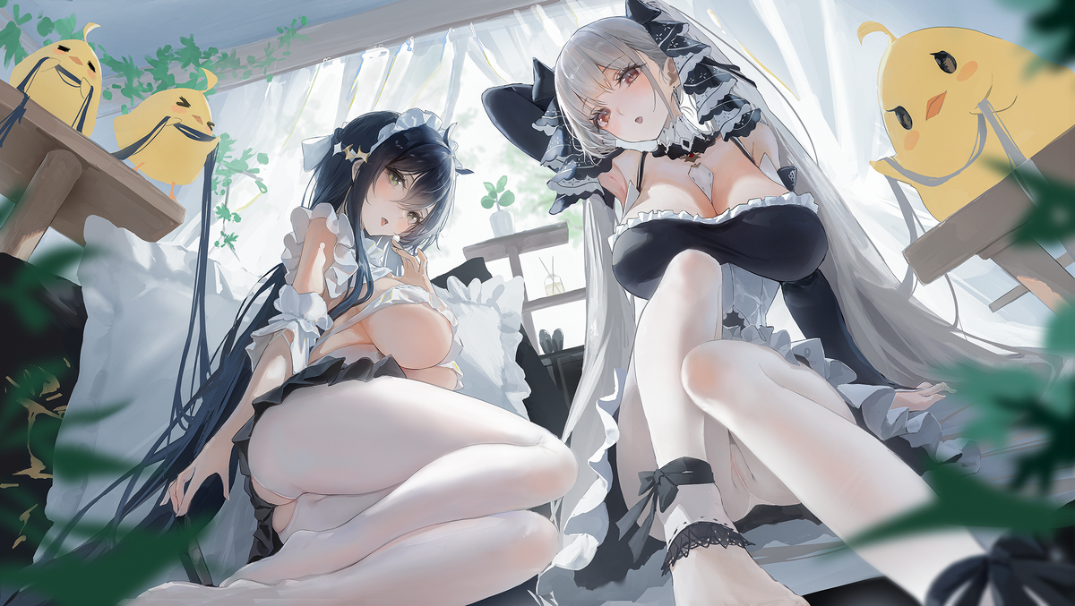 This is a pixiv picture whose title is Azurlane.