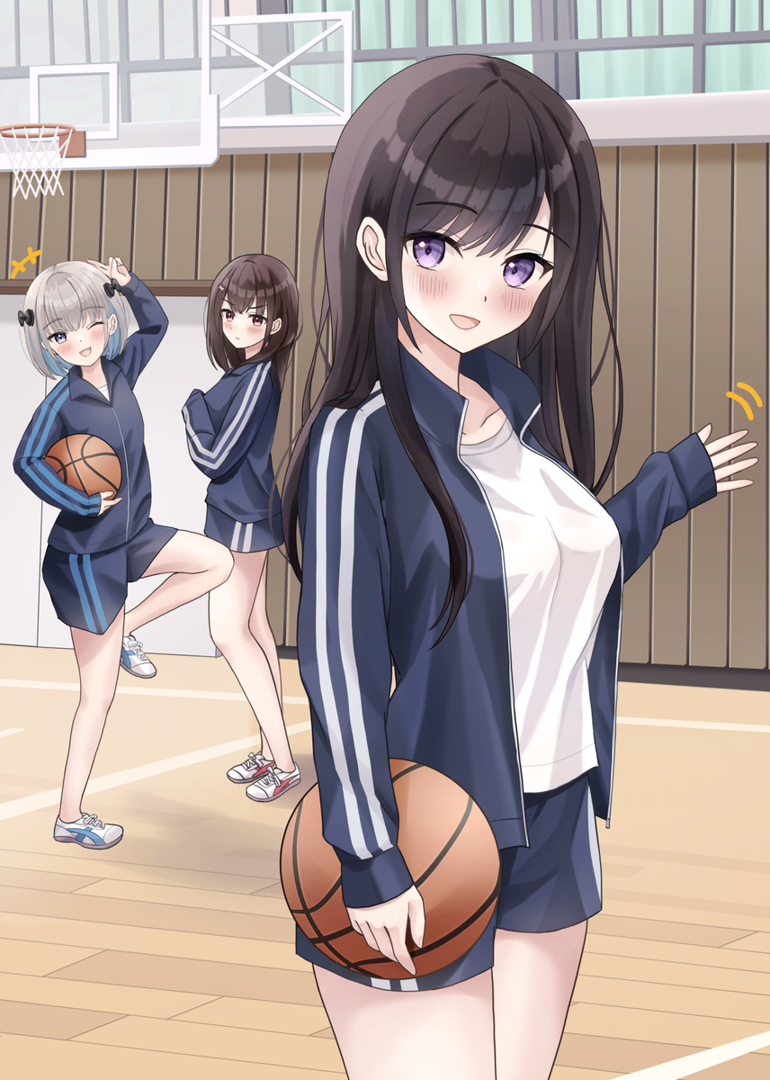 This is a pixiv picture whose title is 「また目が合いましたね」.