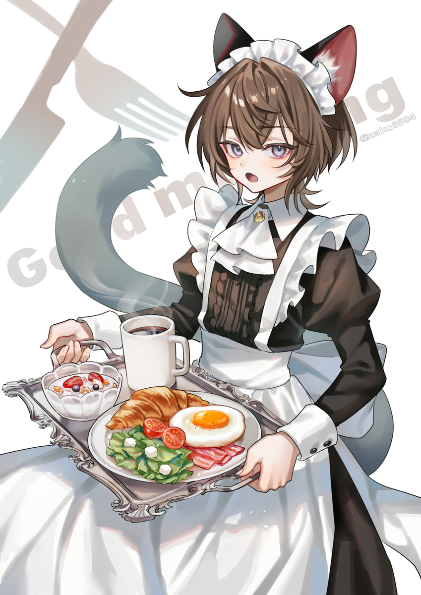 This is a pixiv picture whose title is モーニングセット.