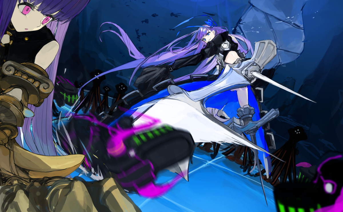 This is a pixiv picture whose title is メルトリリス.